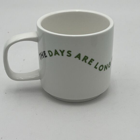 LOVEVERY The Days Are Long But The Years Are Short Coffee Tea Mug Cup EUC - Picture 1 of 5